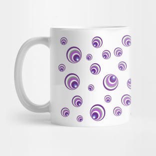 Pop Art Bubbles - purple Mug